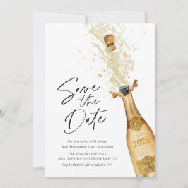 Convite Save the Date New Years Invitation