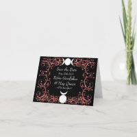 Save the Date Notecard Wiccan Handfasting