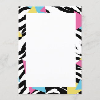 Convite Save the date style années 80