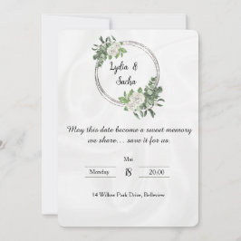 Convite Save the Date – Sweet Memory Invitation