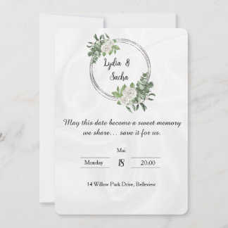 Convite Save the Date – Sweet Memory Invitation