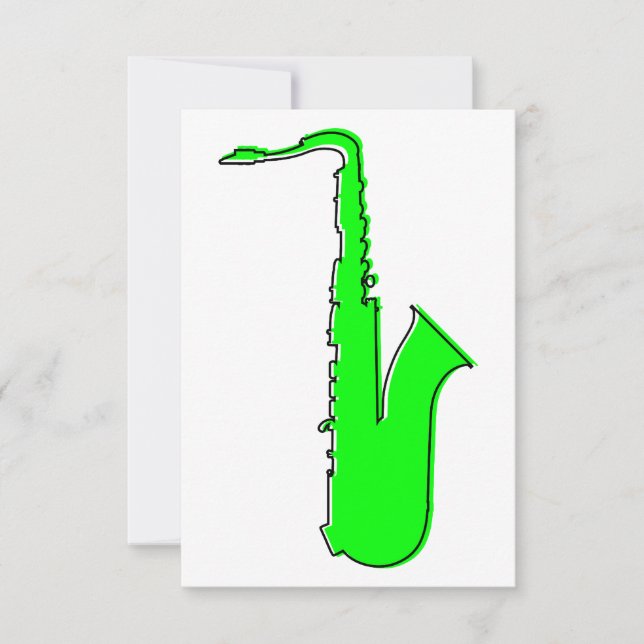 Convite saxofone ímpar (Frente)