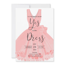 Say Yes To The Dress Invitation