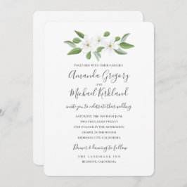 Convite Scarborough Sage Monograma Wedding Suite