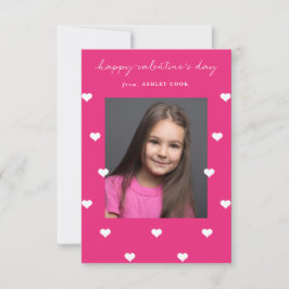 Convite Scattered hearts Classroom Valentine