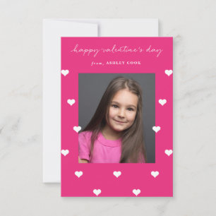 Convite Scattered hearts Classroom Valentine