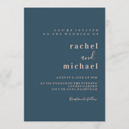 Convite Schlicht elegante