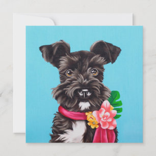 Convite Schnauzer Exótico