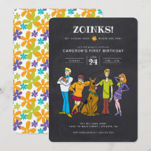 Scooby-Doo e Gang Groovy Chalkboard Birthday