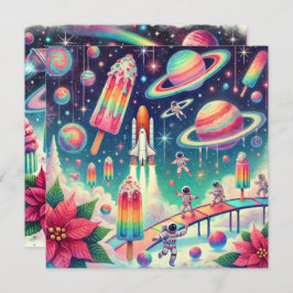 Convite Scrapbook Cósmico Imprimível