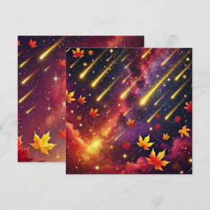 Convite Scrapbook para Chá de Meteoro Automático Imprimíve