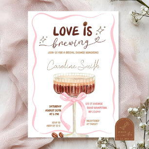 Convite ScribbleEspresso Martini Coquette Love está se pre