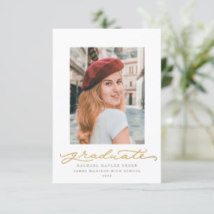 Convite Script Branco e Dourado do Milênio