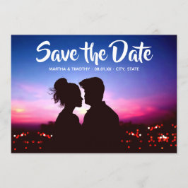 Convite Script Casual Salvar a Foto da Data