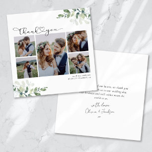 Convite Script com Coração Multi Foto Casamento