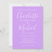 Script de Assinatura Casamento Chic Lavanda Lilás