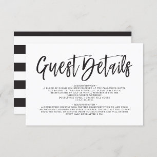 Convite Script de dança preto  Branco  Detalhes do convida