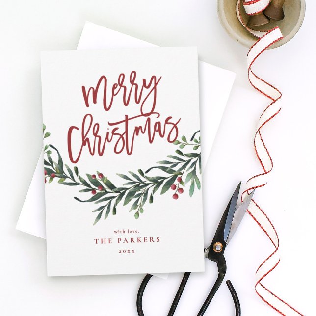 Convite Script de ramificação de natal alegre sem feriado  (Criador carregado)