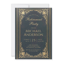 Script Elegante Azul Dourado do Partido da Reforma