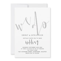 Script Elegante Fazemos Casamento Branco Negro