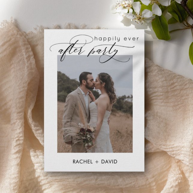 Convite Script Elegante Que Elografamos Recepção de casame (Criador carregado)