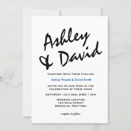 Convite Script Moderno