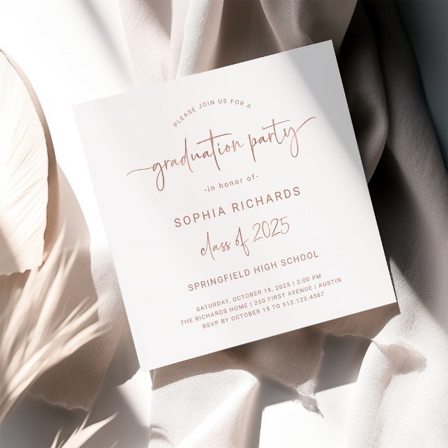 Convite Script Moderno | Classe de Festas de formatura 202 (Criador carregado)