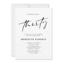 Script Moderno de Chic do Partido Surpresa do aniv