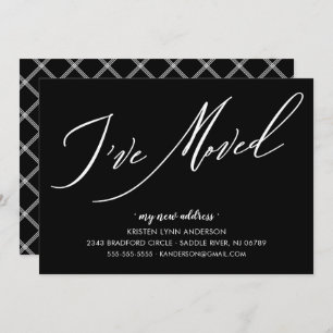 Convite Script moderno que movi o lançamento móvel