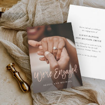 Script moderno somos Festa de noivado de Fotografi