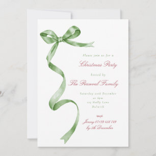 Convite Script Watercolor - Festa de Natal do Arco Verde d