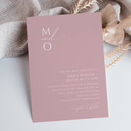 Convite Script Whimsical | Casamento por Rosa Dusty