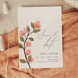 Convite Script Wildflower Salvar Data