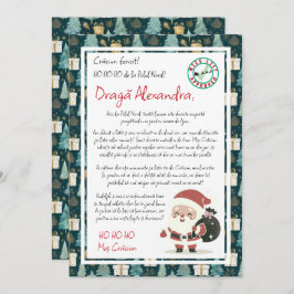 Convite Scrisoare de la Polul Nord Invitation