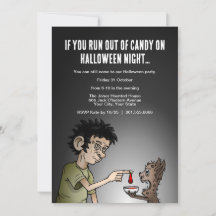 Se você acabar com os doces na noite de Halloween