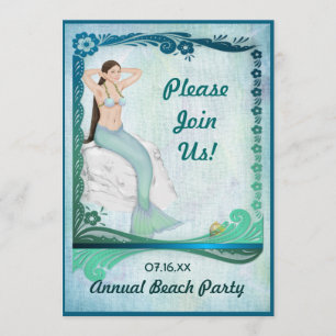Convite Sea Green Fantasy