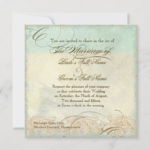 Convite Sea Turtle Modern Coaster Ocean Beach Swirls Style