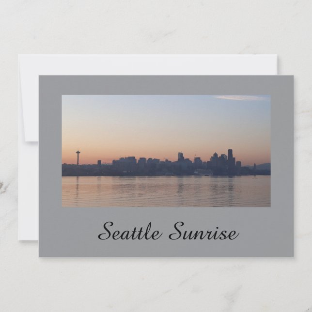 Convite Seattle Sunrise (Frente)
