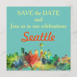 CONVITE SEATTTLE WASHINGTON SKYLINE SP -
