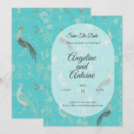 Convite Secret d'Indochine luxury Chinoiserie pattern