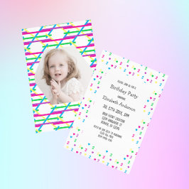 Convite Segundo aniversário Arco-Íris