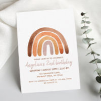 Segundo aniversário Arco-Íris Terrestre de Cores A