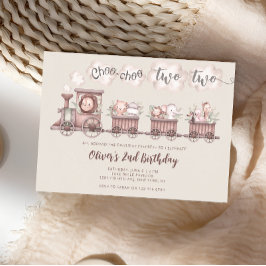 Convite Segundo aniversário de Comboios Safari