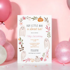 Convite Segundo aniversário de crianças bonitinhas, fantas