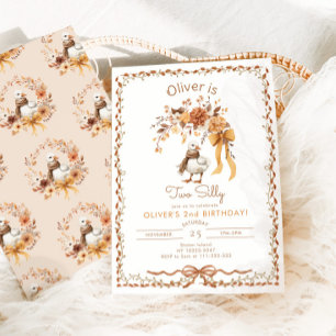 Convite Segundo aniversário de dois Bobos