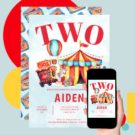 Convite Segundo aniversário do Carnaval Festival Kid