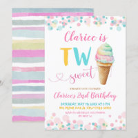 Segundo Aniversário do Colorido Pastel Dois Doce C
