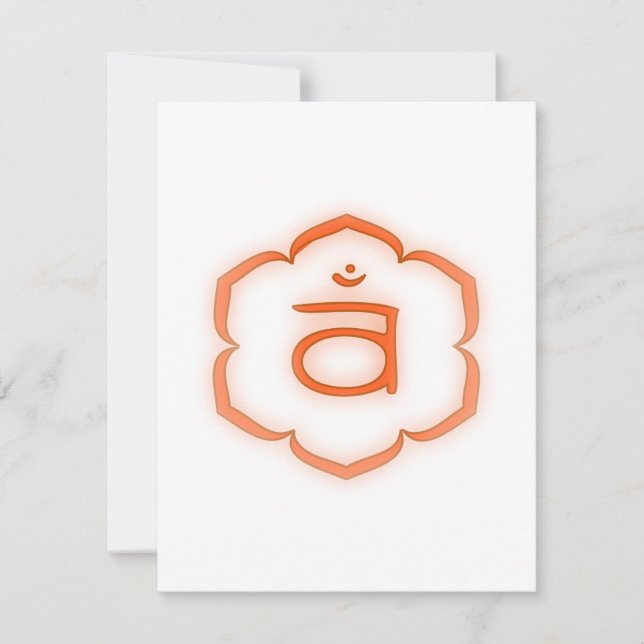 Convite segundo Chakra - Svadhisthana (Frente)