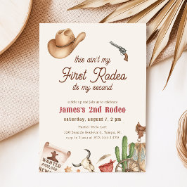 Convite Segundo Rodeio Western Cowboy 2º Aniversário