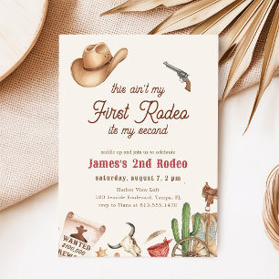 Convite Segundo Rodeio Western Cowboy 2º Aniversário